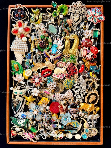 20pcs vintage enamel - 20pcs, brooch